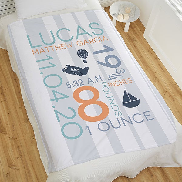 personalized blankets for boys