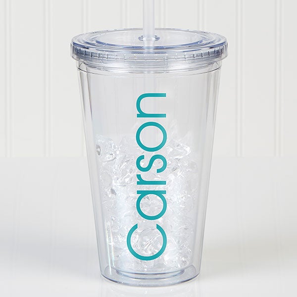 Personalized Classic Name Acrylic Insulated Tumbler - 17682