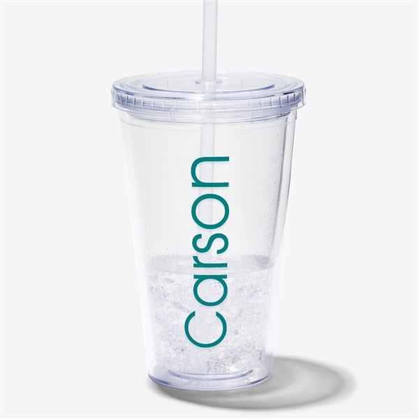 Personalized Classic Name Acrylic Insulated Tumbler - 17682