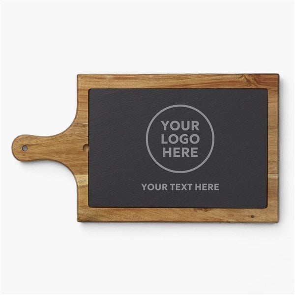 Personalized Logo Slate & Kitchen Wood Paddle - 17694