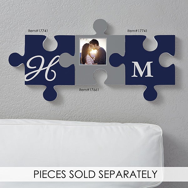 Personalized Initial Wall Puzzle Piece - Family Initial - 17741