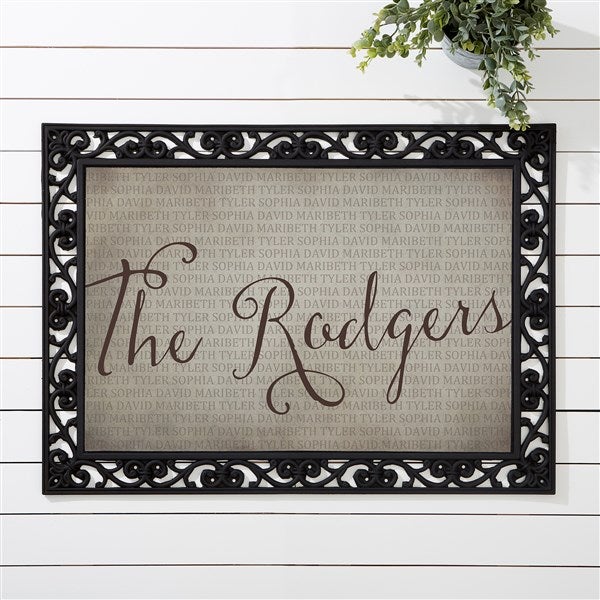 Personalized Family Doormats - Together Forever - 17791