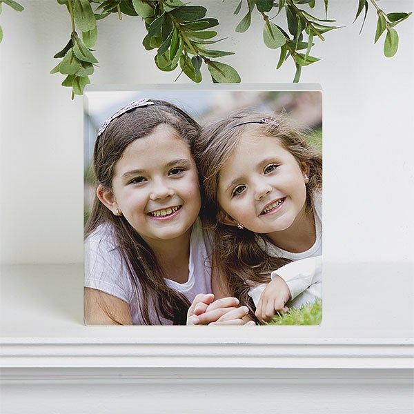 Personalized Photo Shelf Blocks - 17797