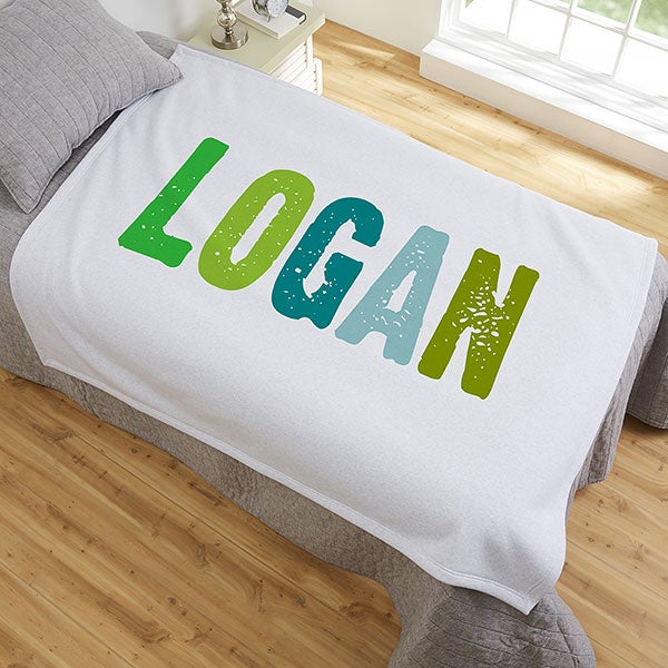 All Mine! Personalized Kids Blankets for Boys - 17805