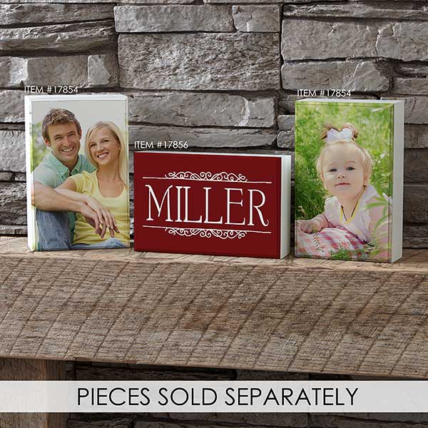 Personalized Decorative Name Shelf Blocks