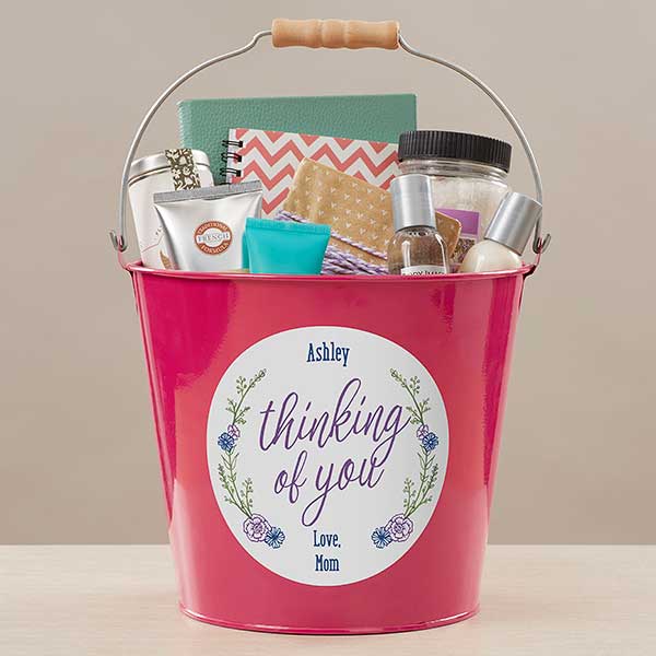 Personalized Metal Buckets - Get Well Soon - 17943