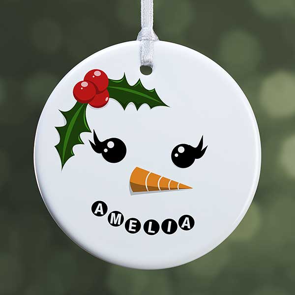 Personalized Snowman Ornaments - 17948