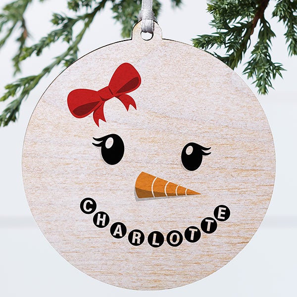 Personalized Snowman Ornaments - 17948