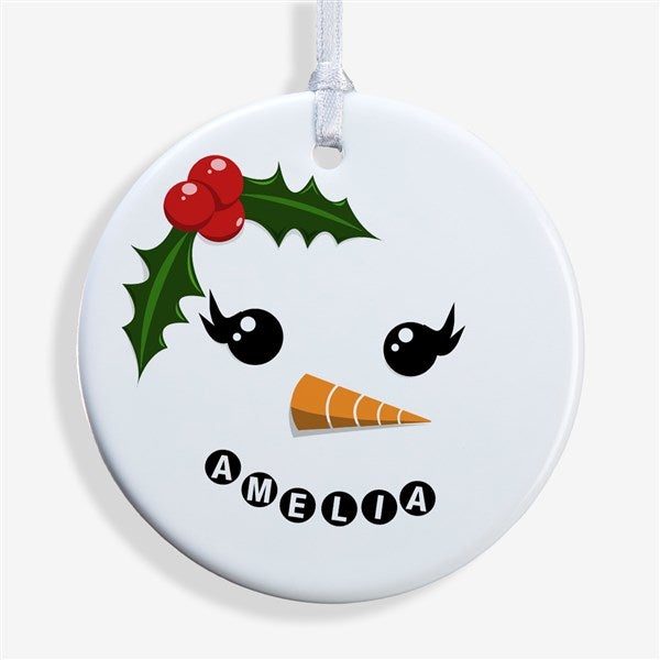 Personalized Snowman Ornaments - 17948