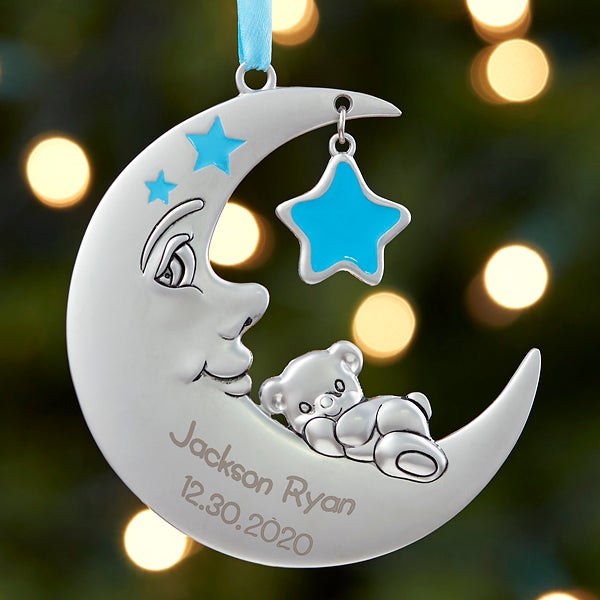 baby boy first christmas ornament