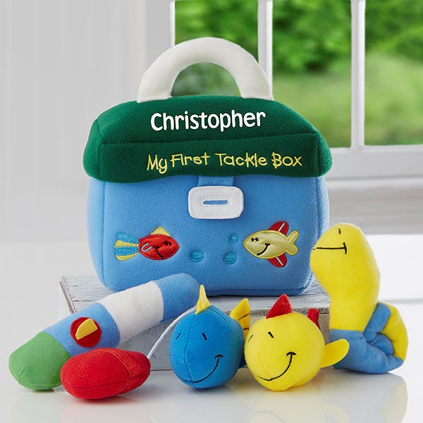 Kids Personalized Fishing Tackle Box 