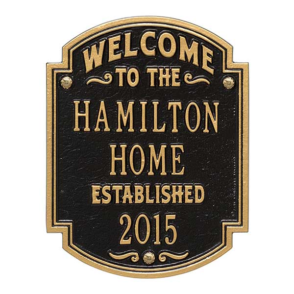 Personalized House Plaque - Family Name - 18034D