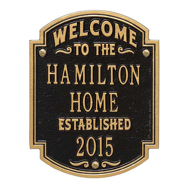 Personalized House Plaque - Family Name - 18034D