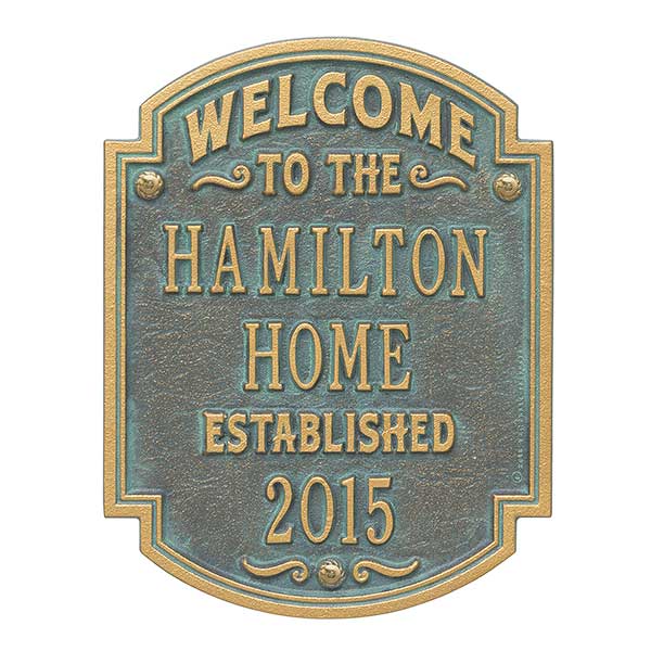 Personalized House Plaque - Family Name - 18034D