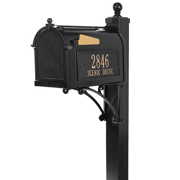 Personalized Custom Mailboxes - Rust-Free Aluminum  - 18039D