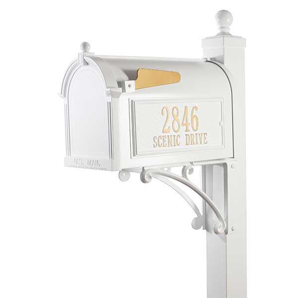 Personalized Custom Mailboxes - Rust-Free Aluminum  - 18039D