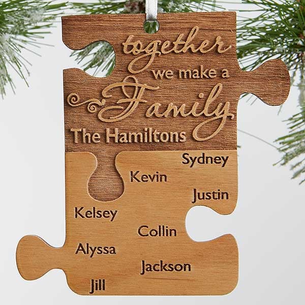 Personalized Family Ornament - Together We Make A Family - 18058