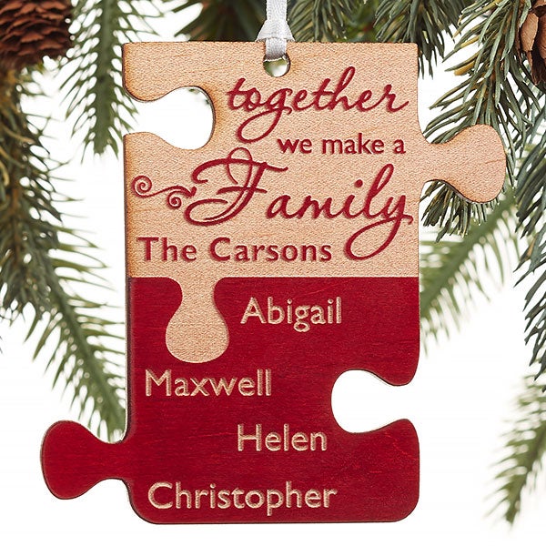 Personalized Family Ornament - Together We Make A Family - 18058