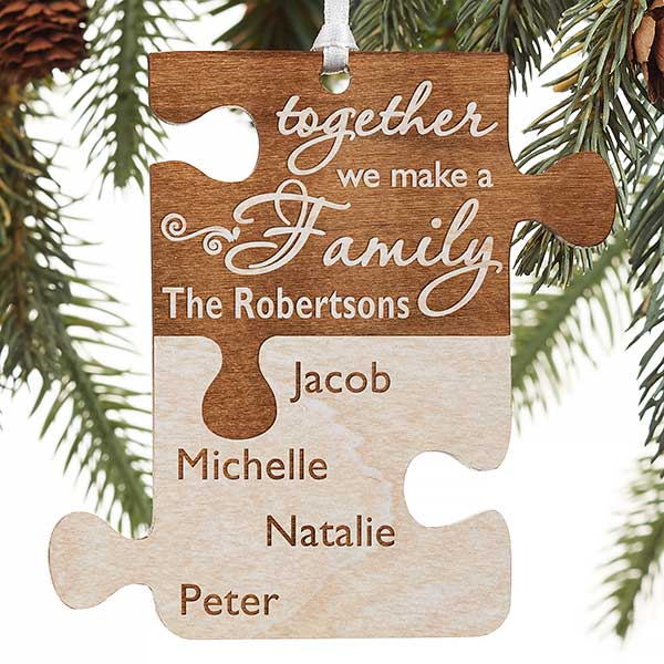 Personalized Family Ornament - Together We Make A Family - 18058