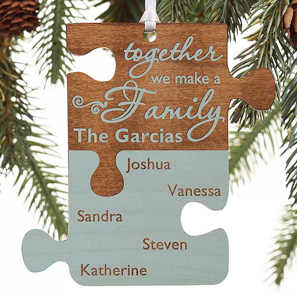 Personalized Family Ornament - Together We Make A Family - 18058