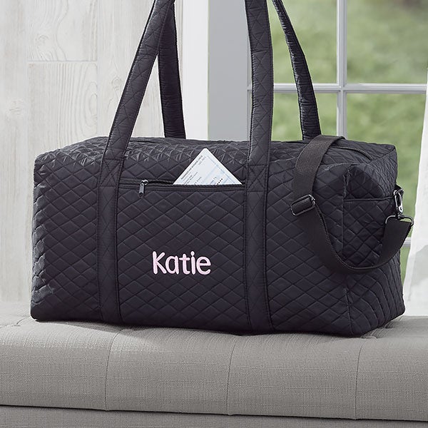 Personalized Black Duffel Bags For Women