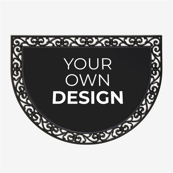 Design Your Own Custom Half Round Doormat - 18115