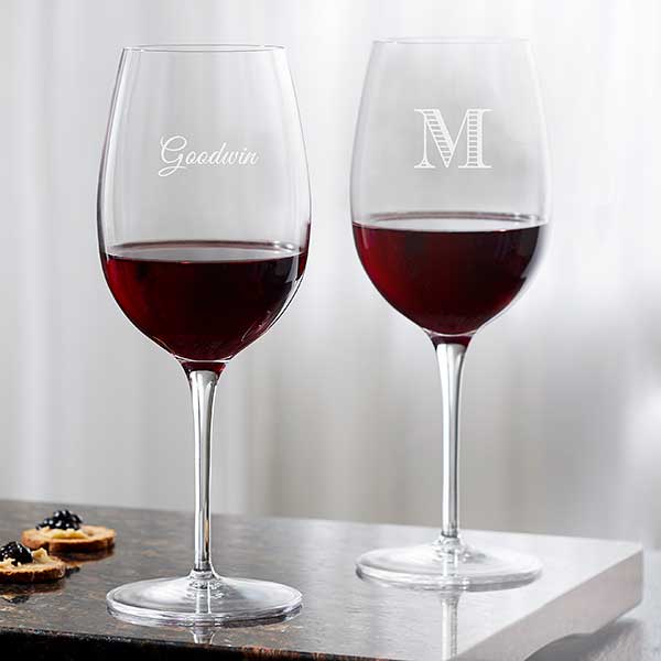 Personalized Wine Glasses - Luigi Bormioli Classic - 18155