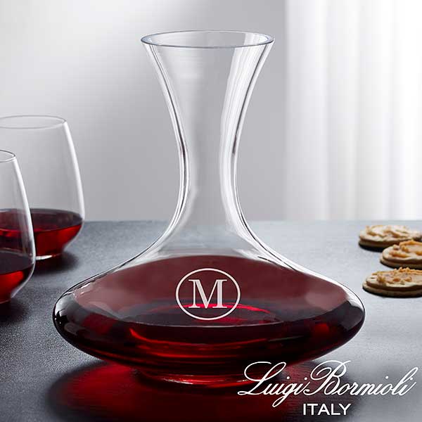 Engraved Wine Decanter Captain's Decanter