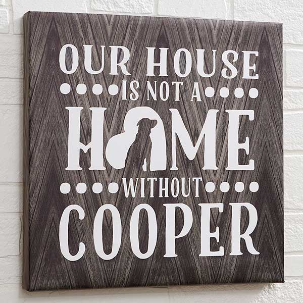 Personalized dog discount wall art