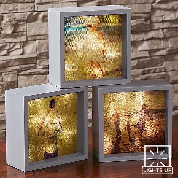 Personalized Photo LED Light Shadow Box