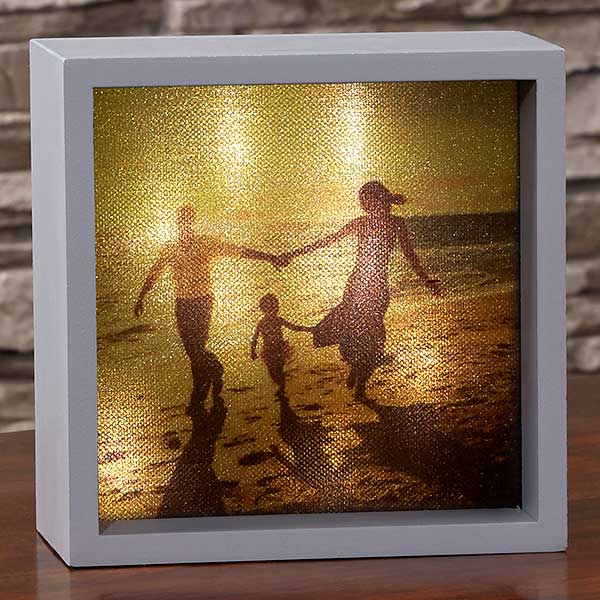 Personalized Photo LED Light Shadow Box