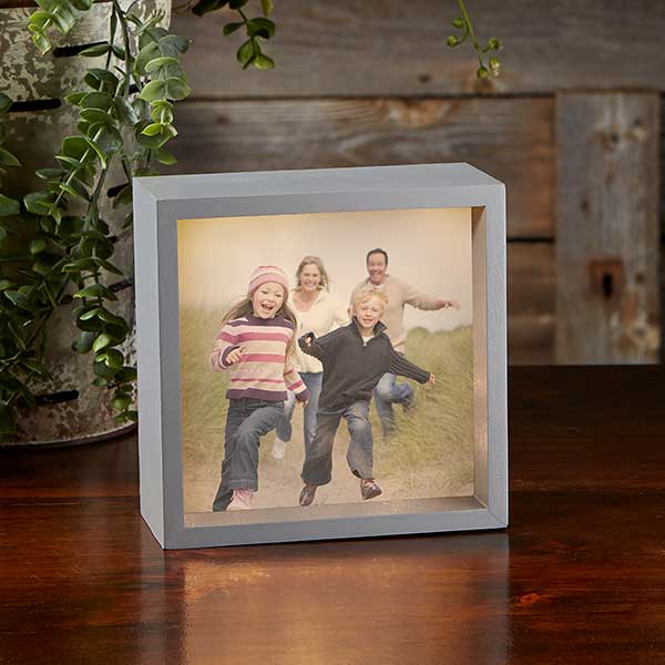 Mount Vesuv Samarbejdsvillig Fødested Custom Photo 6x6 LED Light Shadow Box