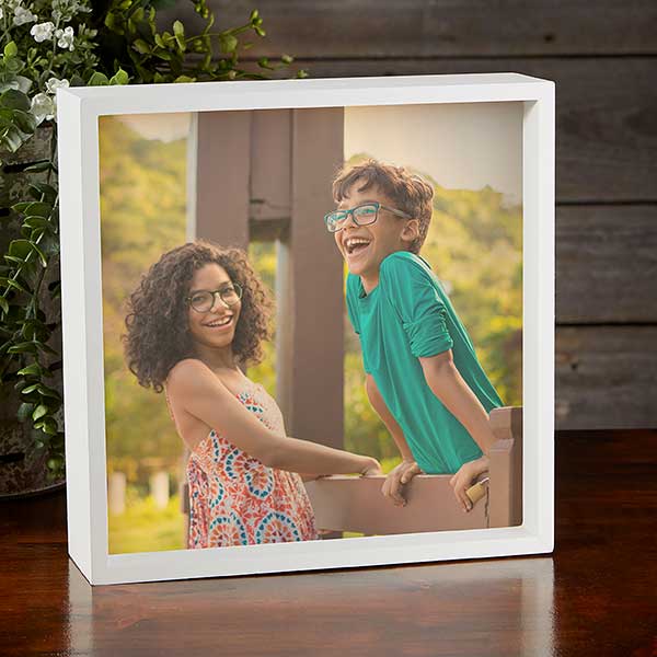 Personalized Photo LED Light Shadow Box - 18241