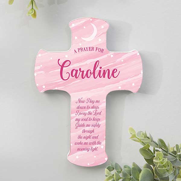 Children's Bedtime Prayer - Personalized Cross - 18245