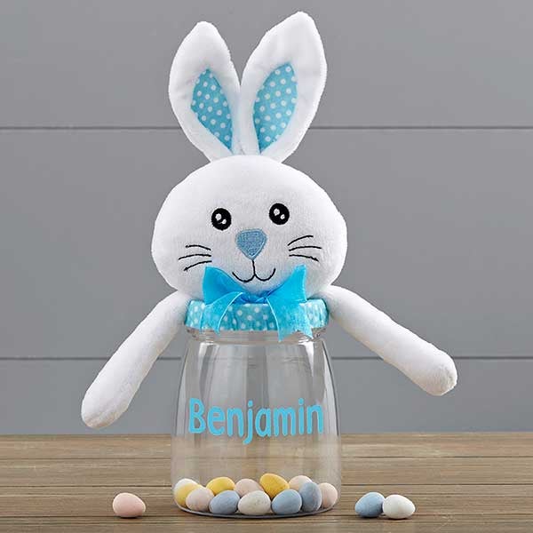 Easter Bunny Personalized Candy Jar - 18273