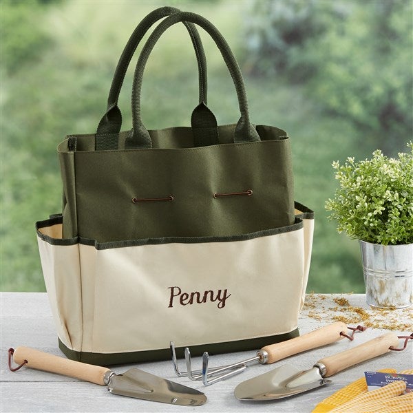 My Garden Personalized Garden Tote and Tools