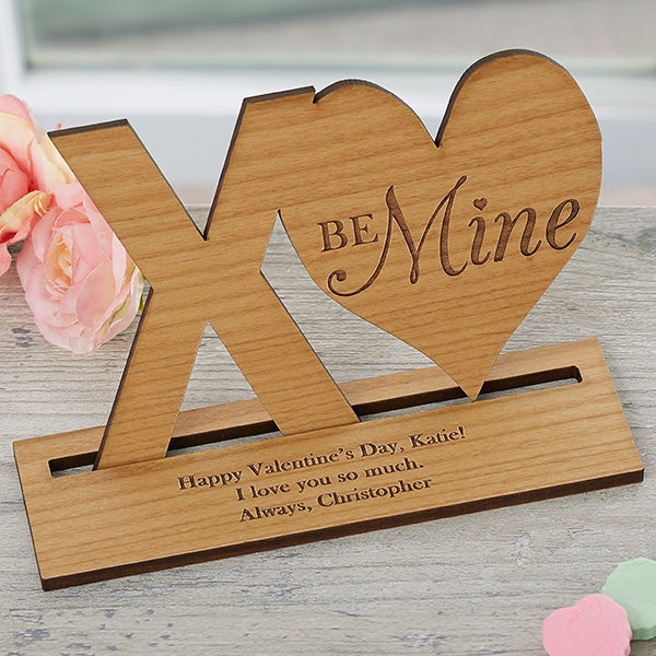 Romantic Wooden Keepsake - XO Heart - 18315