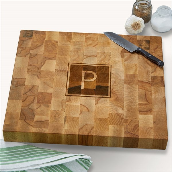 Custom Engraved Butcher Block Cutting Boards - 18335