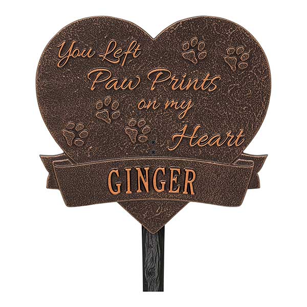 brass memorial plaques for pets