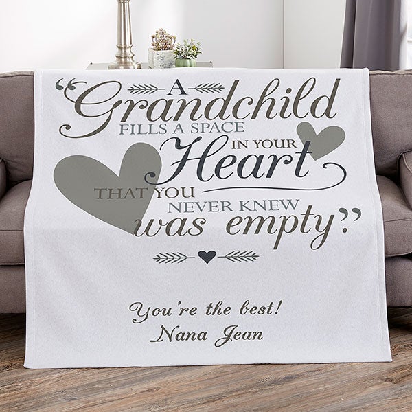 Personalized Blankets for Grandparents - 18353