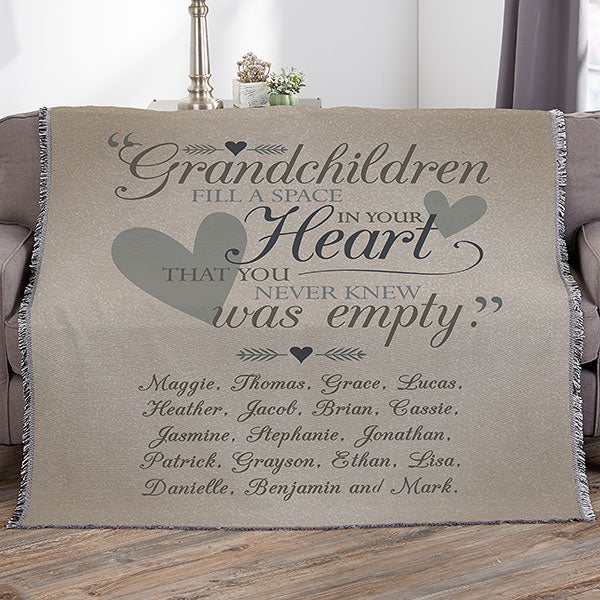 Personalized Blankets for Grandparents - 18353