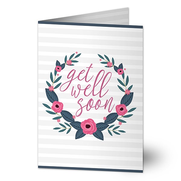 Get Well Soon Personalized Greeting Card - 18356