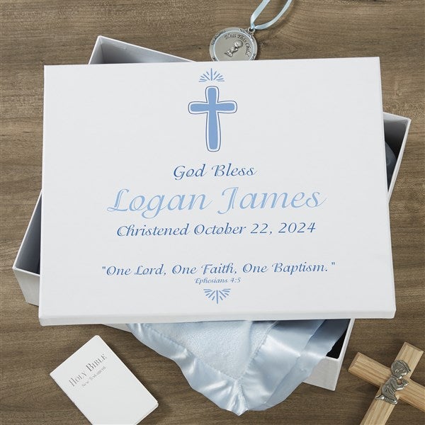 Baptism Day Personalized Keepsake Memory Box