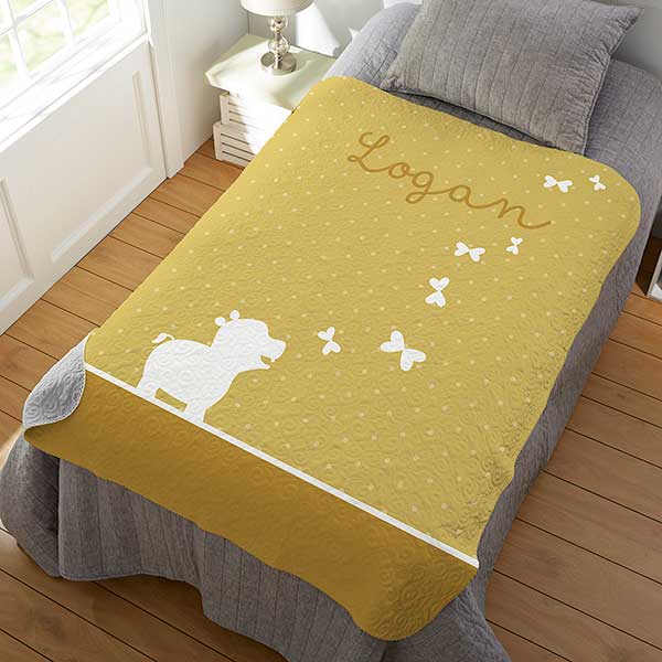 Baby Zoo Animals Personalized Baby Blankets - 18408