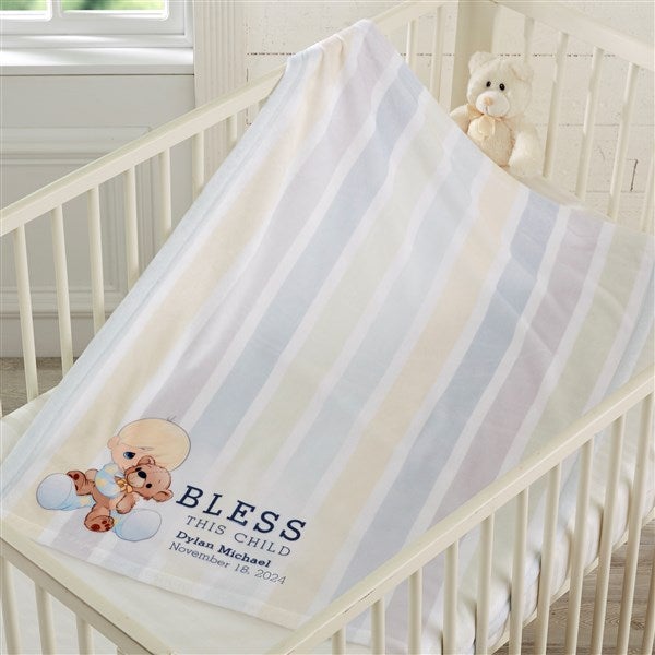 Custom Baby Blanket - Precious Moments Bless This Child - 18478