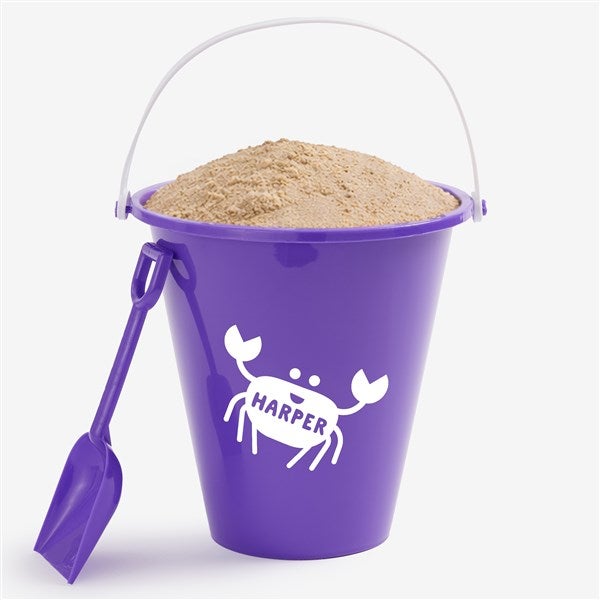 Personalized Beach Pail & Shovel - Sea Creatures - 18486