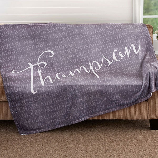 Personalized Fleece Blanket 60x80 Together Forever