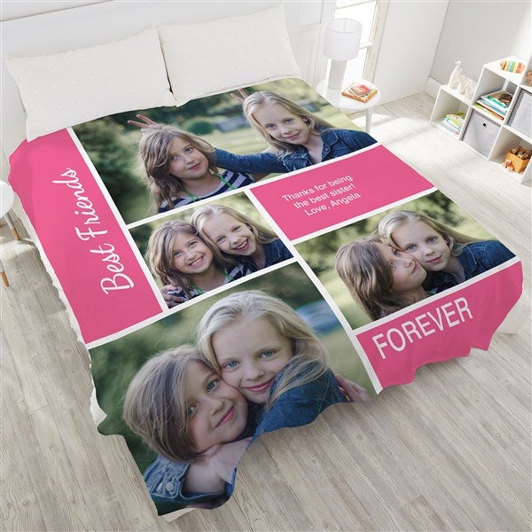 Custom Photo Collage Blanket - Family Love - 18493