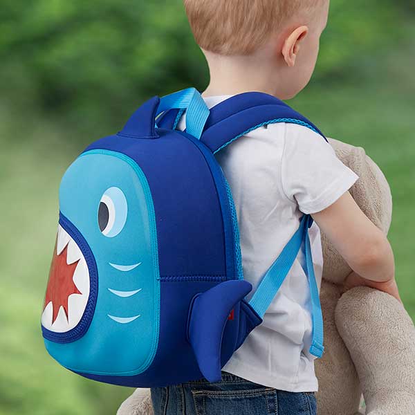 personalized shark backpack
