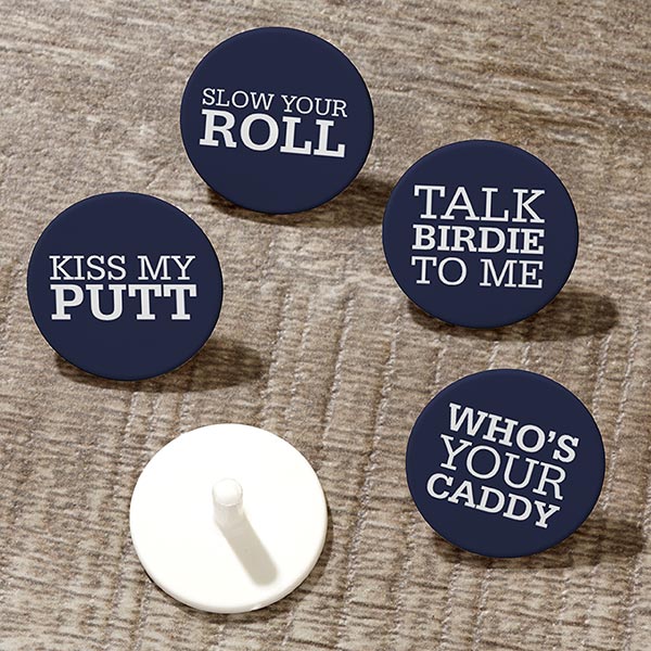 Personalized Golf Markers - Funny Kiss My Putt - 18516